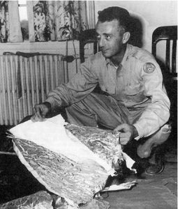 Roswell Army Air Field Intelligence Officer Jesse Marcel, sr., 1947.